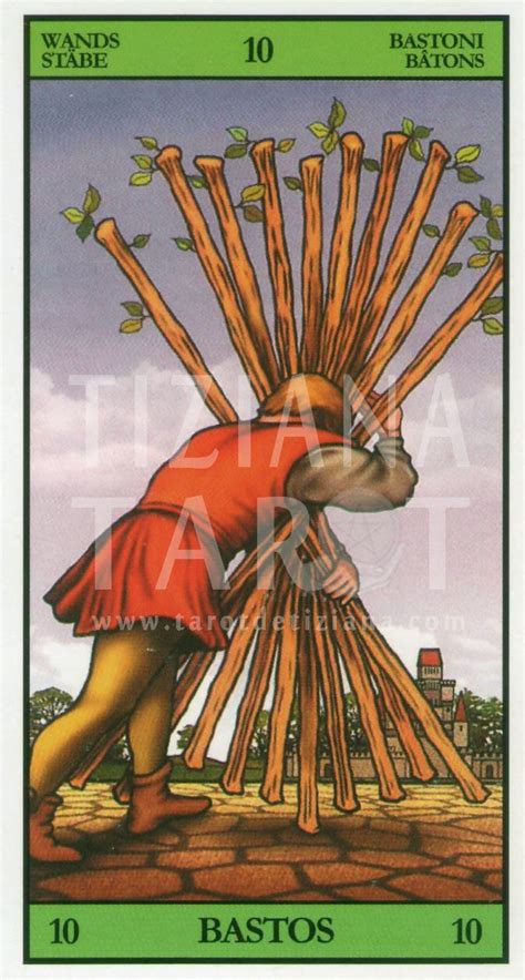 que significa el 10 de bastos en el tarot|Significado del 10 de Bastos en el TAROT →【 Guía。